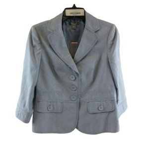 Ann Taylor Womens 8P petite Blue Blazer New With Tags
